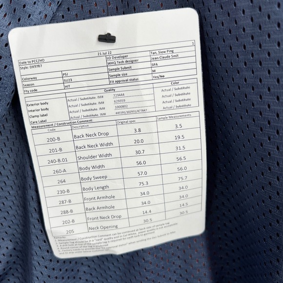 Nike Reversible Mesh Jersey Tank Top Sample Prototype Just Do It NBA Graphic Med - Picture 8 of 8